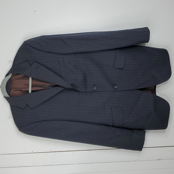 Banana Republic Other - Banana Republic Modern Blazer Three Button Subtle Pinstripe Lined Mens 40R